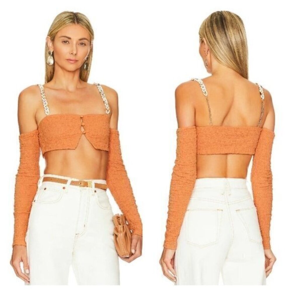 Camila Coelho Kimberly Top - Ginger Orange